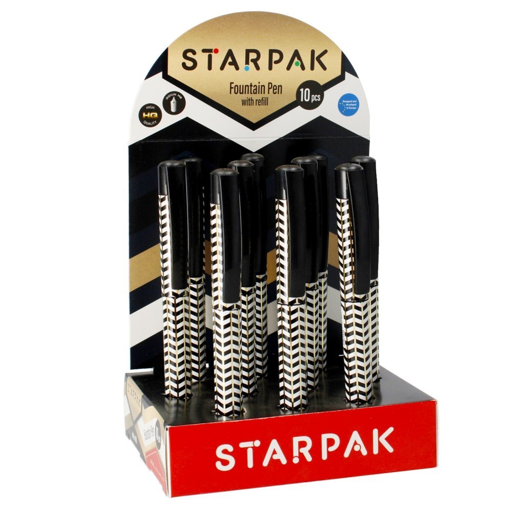 PLUMA ELEGANTE DISPLAY 10 UDS STARPAK 452444